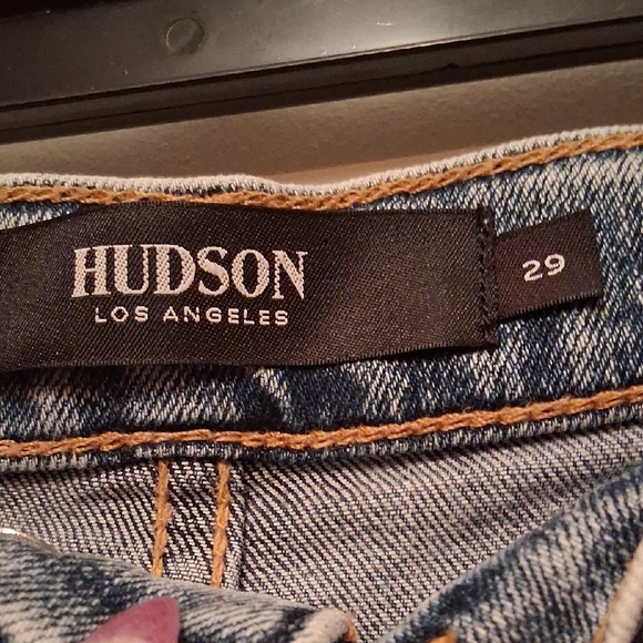 Women's Hudson Holly Straight Distressed Jeans - Picture 5 of 7